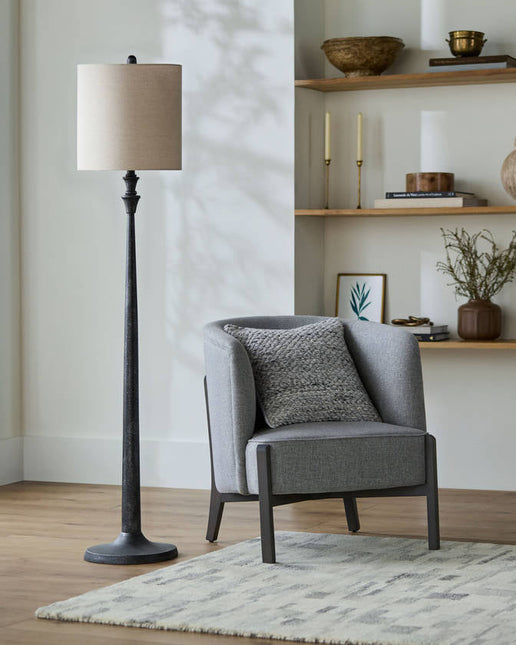 Mikia Rustic Black Table Lamp Home Decor > Lighting > Lamp > Table Lamps TriadCommerceInc