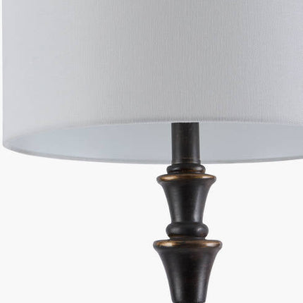 Mikia Rustic Black/White Table Lamp Home Decor > Lighting > Lamp > Table Lamps TriadCommerceInc