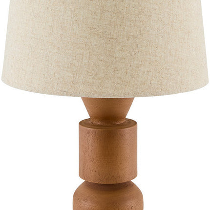 Frida Cottage Brown Table Lamp Lighting TriadCommerceInc 25"H x 14"W x 14"D