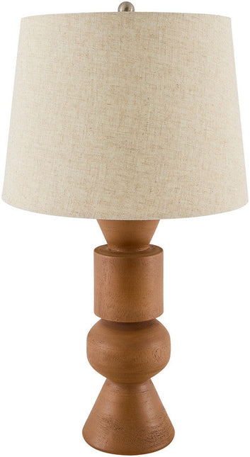 Frida Cottage Brown Table Lamp Lighting TriadCommerceInc 25"H x 14"W x 14"D