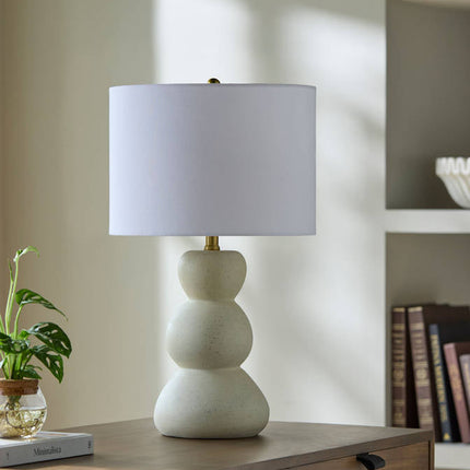 Teria Cottage Cream Table Lamp Lighting TriadCommerceInc