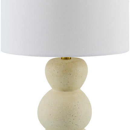 Teria Cottage Cream Table Lamp Lighting TriadCommerceInc 24"H x 14"W x 14"D