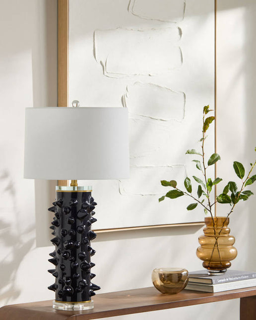 Jannetta Global Black Table Lamp Lighting TriadCommerceInc