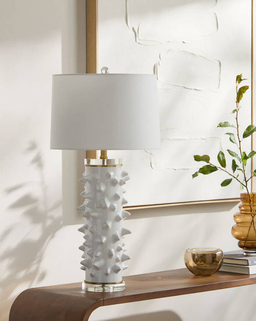 Jannetta Global White Table Lamp Lighting TriadCommerceInc