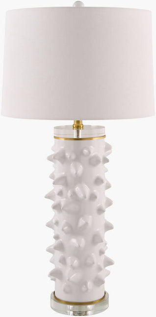 Jannetta Global White Table Lamp Lighting TriadCommerceInc 31"H x 15"W x 15"D