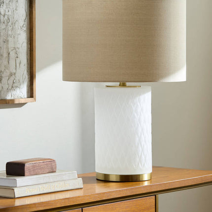 Ned Traditional Beige Table Lamp Home Decor > Lighting > Lamp > Table Lamps TriadCommerceInc