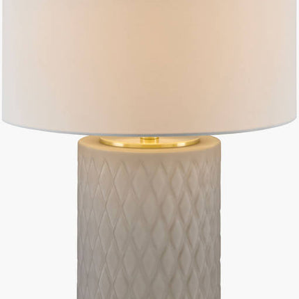 Ned Traditional Cream Table Lamp Lighting TriadCommerceInc