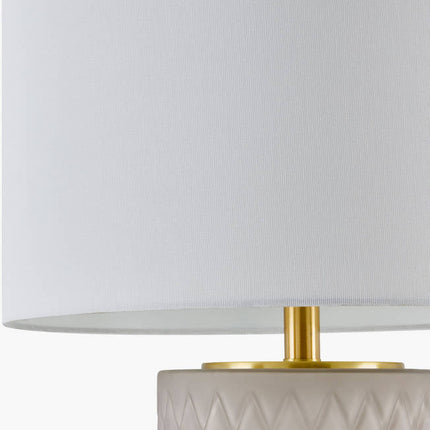 Ned Traditional Cream Table Lamp Lighting TriadCommerceInc