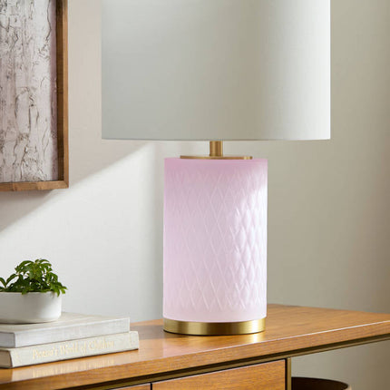 Ned Traditional Pink Table Lamp Home Decor > Lighting > Lamp > Table Lamps TriadCommerceInc