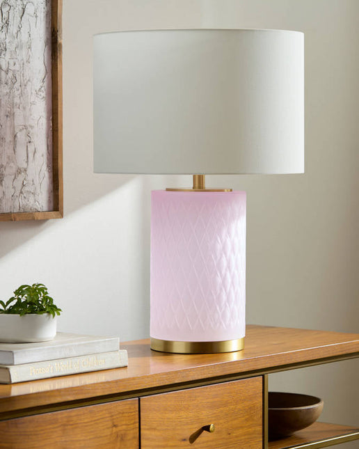 Ned Traditional Pink Table Lamp Home Decor > Lighting > Lamp > Table Lamps TriadCommerceInc