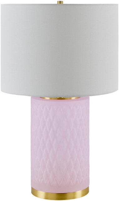Ned Traditional Pink Table Lamp Home Decor > Lighting > Lamp > Table Lamps TriadCommerceInc 27"H x 17"W x 17"D