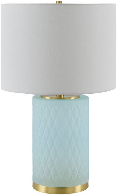 Ned Traditional Ice Blue Table Lamp Lighting TriadCommerceInc 27"H x 17"W x 17"D