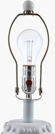 Doniesha Traditional White Table Lamp Lighting TriadCommerceInc