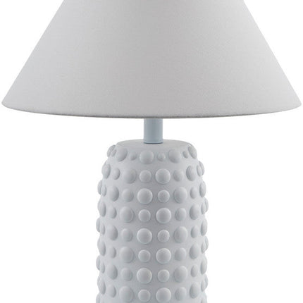 Doniesha Traditional White Table Lamp Lighting TriadCommerceInc 23"H x 15"W x 15"D