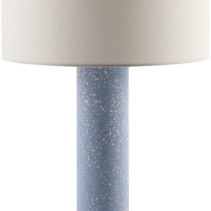 Kamila Traditional Sky Blue Table Lamp Home Decor > Lighting > Lamp > Table Lamps TriadCommerceInc 30"H x 15"W x 15"D