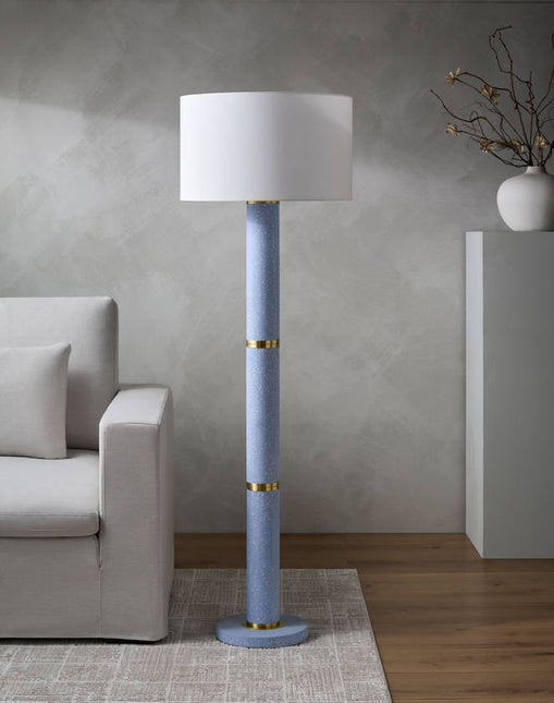 Jamere Traditional Sky Blue Floor Lamp Home Decor > Lighting > Lamp > Floor Lamps TriadCommerceInc