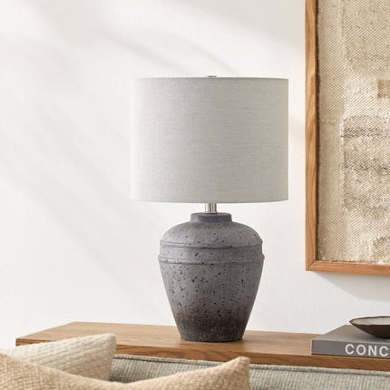 Jarriel Traditional Gray Table Lamp Home Decor > Lighting > Lamp > Table Lamps TriadCommerceInc