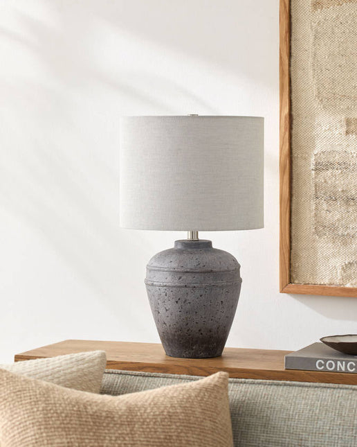 Jarriel Traditional Gray Table Lamp Home Decor > Lighting > Lamp > Table Lamps TriadCommerceInc