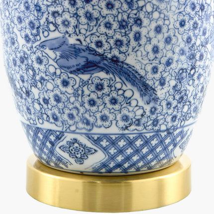 Malori Traditional Blue Table Lamp Home Decor > Lighting > Lamp > Table Lamps TriadCommerceInc