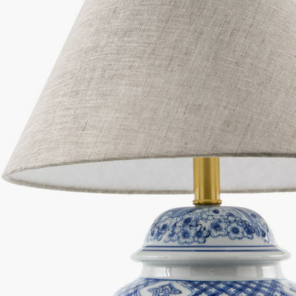 Malori Traditional Blue Table Lamp Home Decor > Lighting > Lamp > Table Lamps TriadCommerceInc