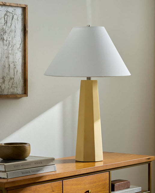 Angellica Rustic Yellow Table Lamp Home Decor > Lighting > Lamp > Table Lamps TriadCommerceInc