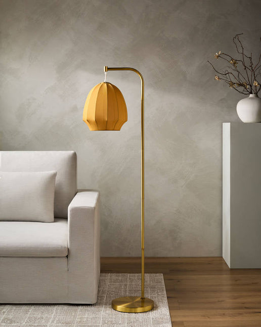 Penistone Modern Metallic - Gold Floor Lamp Home Decor > Lighting > Lamp > Floor Lamps TriadCommerceInc