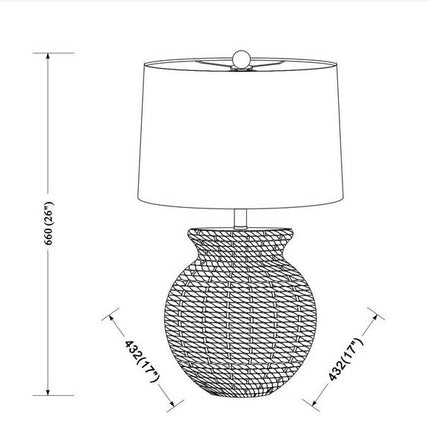 Pasco Traditional Wheat Table Lamp Home Decor > Lighting > Lamp > Table Lamps TriadCommerceInc