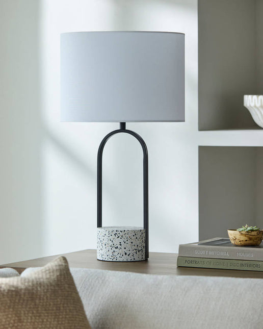 Alexys Global White/Black Table Lamp Home Decor > Lighting > Lamp > Table Lamps TriadCommerceInc