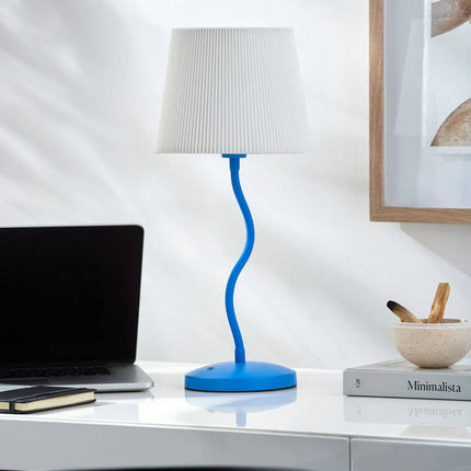 Shaquela Modern Blue Table Lamp Home Decor > Lighting > Lamp > Table Lamps TriadCommerceInc