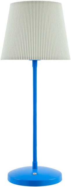 Shaquela Modern Blue Table Lamp Home Decor > Lighting > Lamp > Table Lamps TriadCommerceInc 21"H x 8"W x 8"D