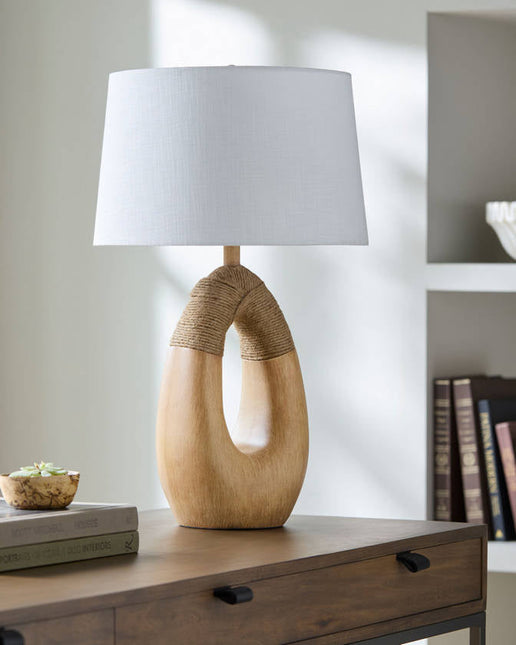 Nyle Traditional Brown Table Lamp Home Decor > Lighting > Lamp > Table Lamps TriadCommerceInc