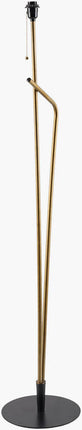Kayliegh Modern Gold/Black Floor Lamp Lighting TriadCommerceInc