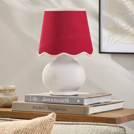 Kolleen Cottage Red Table Lamp Home Decor > Lighting > Lamp > Table Lamps TriadCommerceInc