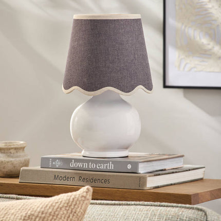 Kolleen Cottage Gray Table Lamp Lighting TriadCommerceInc