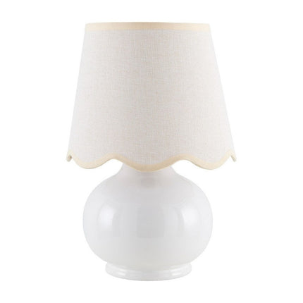 Kolleen Cottage Cream Table Lamp Home Decor > Lighting > Lamp > Table Lamps TriadCommerceInc 13"H x 8"W x 8"D