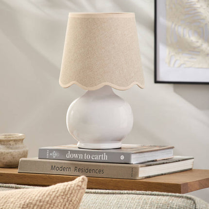 Kolleen Cottage Beige Table Lamp Home Decor > Lighting > Lamp > Table Lamps TriadCommerceInc