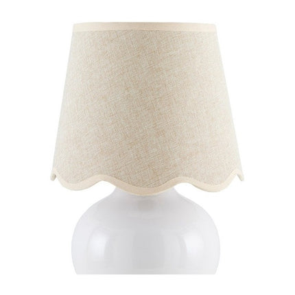 Kolleen Cottage Beige Table Lamp Home Decor > Lighting > Lamp > Table Lamps TriadCommerceInc 13"H x 8"W x 8"D