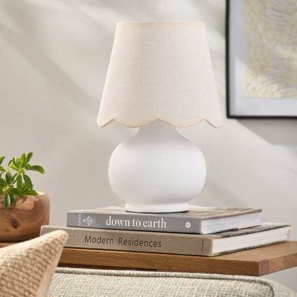 Kolleen Cottage Cream/White Table Lamp Home Decor > Lighting > Lamp > Table Lamps TriadCommerceInc