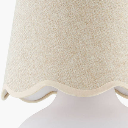 Kolleen Cottage Beige/White Table Lamp Home Decor > Lighting > Lamp > Table Lamps TriadCommerceInc