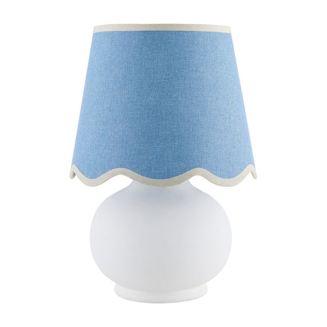 Kolleen Cottage Blue/White Table Lamp Lighting TriadCommerceInc 13"H x 8"W x 8"D