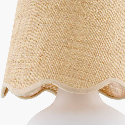 Kolleen Cottage Clear/White Table Lamp Home Decor > Lighting > Lamp > Table Lamps TriadCommerceInc