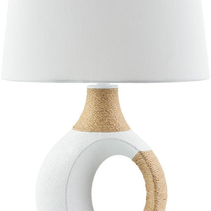 Cordelia Traditional White Table Lamp Home Decor > Lighting > Lamp > Table Lamps TriadCommerceInc 30"H x 12"W x 16"D