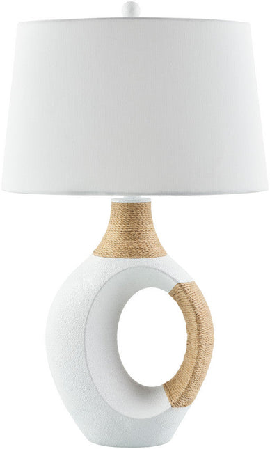 Cordelia Traditional White Table Lamp Home Decor > Lighting > Lamp > Table Lamps TriadCommerceInc 30"H x 12"W x 16"D