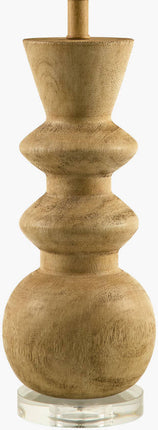 Domenick Traditional Brown/Ivory Table Lamp Lighting TriadCommerceInc