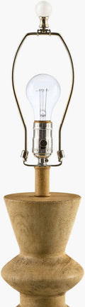 Domenick Traditional Brown/Ivory Table Lamp Lighting TriadCommerceInc