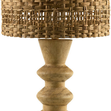 Domenick Traditional Brown/Ivory Table Lamp Lighting TriadCommerceInc 31"H x 16"W x 16"D