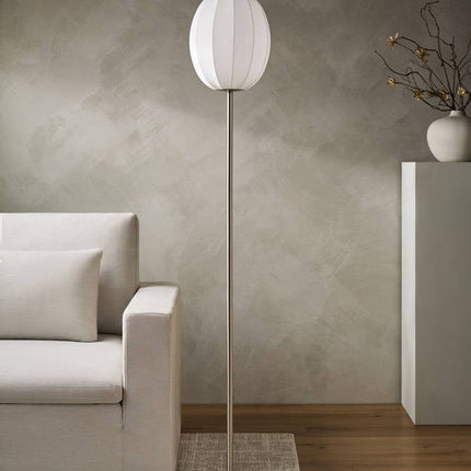 Hollyanne Modern Metallic - Nickel Floor Lamp Home Decor > Lighting > Lamp > Floor Lamps TriadCommerceInc