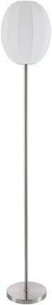 Hollyanne Modern Metallic - Nickel Floor Lamp Home Decor > Lighting > Lamp > Floor Lamps TriadCommerceInc 70"H x 12"W x 12"D