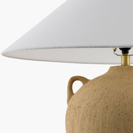 Araya Traditional Brown/White Table Lamp - Galey Alix x Livabliss Home Decor > Lighting > Lamp > Table Lamps TriadCommerceInc