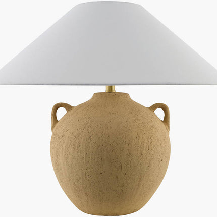 Araya Traditional Brown/White Table Lamp - Galey Alix x Livabliss Home Decor > Lighting > Lamp > Table Lamps TriadCommerceInc 22"H x 22"W x 22"D